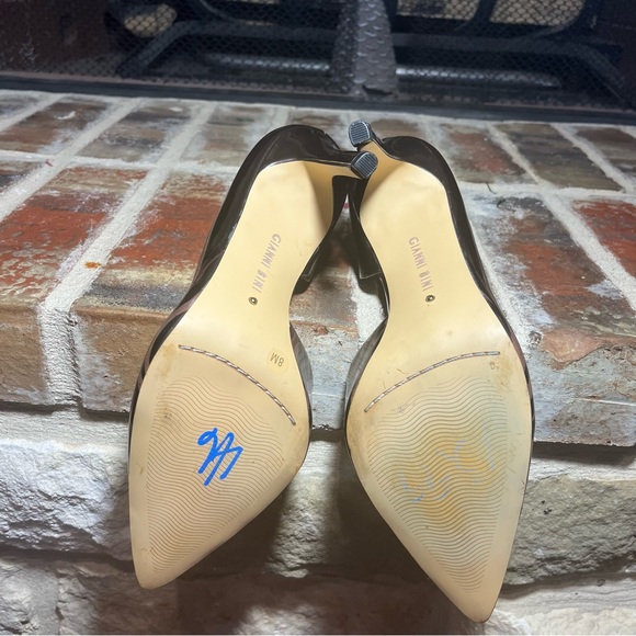 Gianni Bini Devann Brown and gold Ombray D’orsay heels - Picture 9 of 10